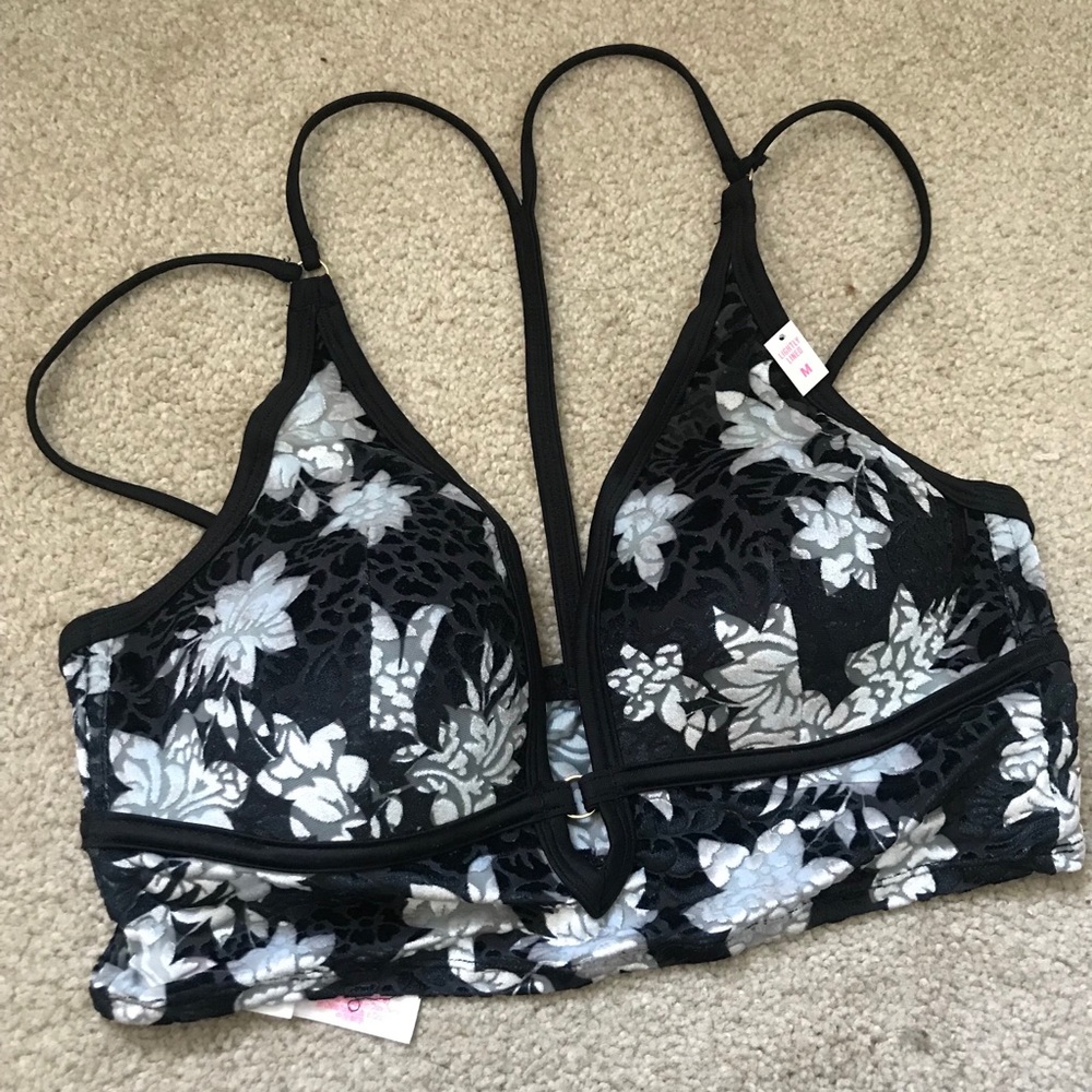 NWT Padded Floral Bralette